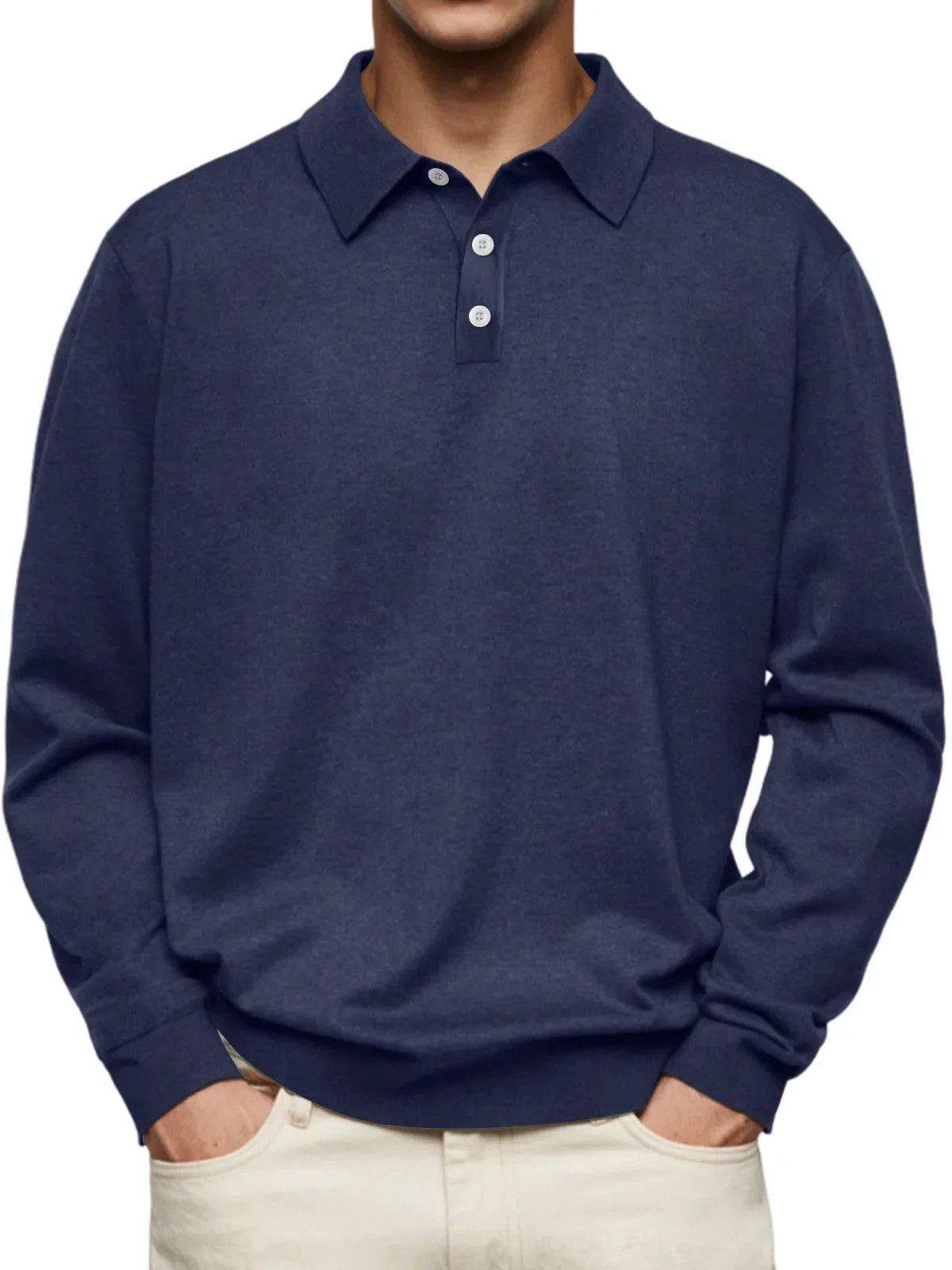 Koelman™ | Casual Poloshirt Met Lange Mouwen