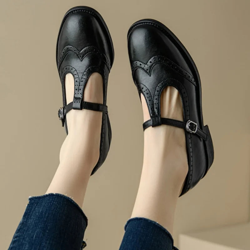 Lincy | Elegante T-Strap Mary Janes