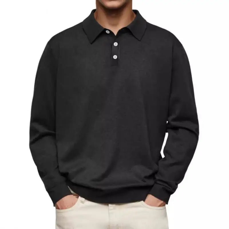 Koelman™ | Casual Poloshirt Met Lange Mouwen