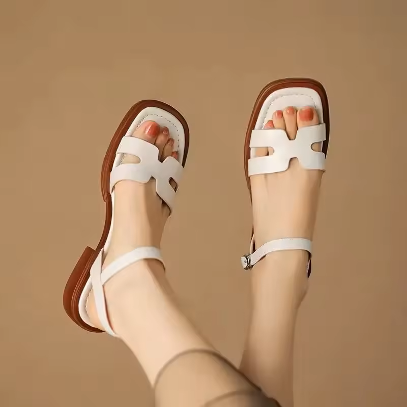 Koelman | Romeinse Platte Sandalen – Elegantie in Elke Lijn