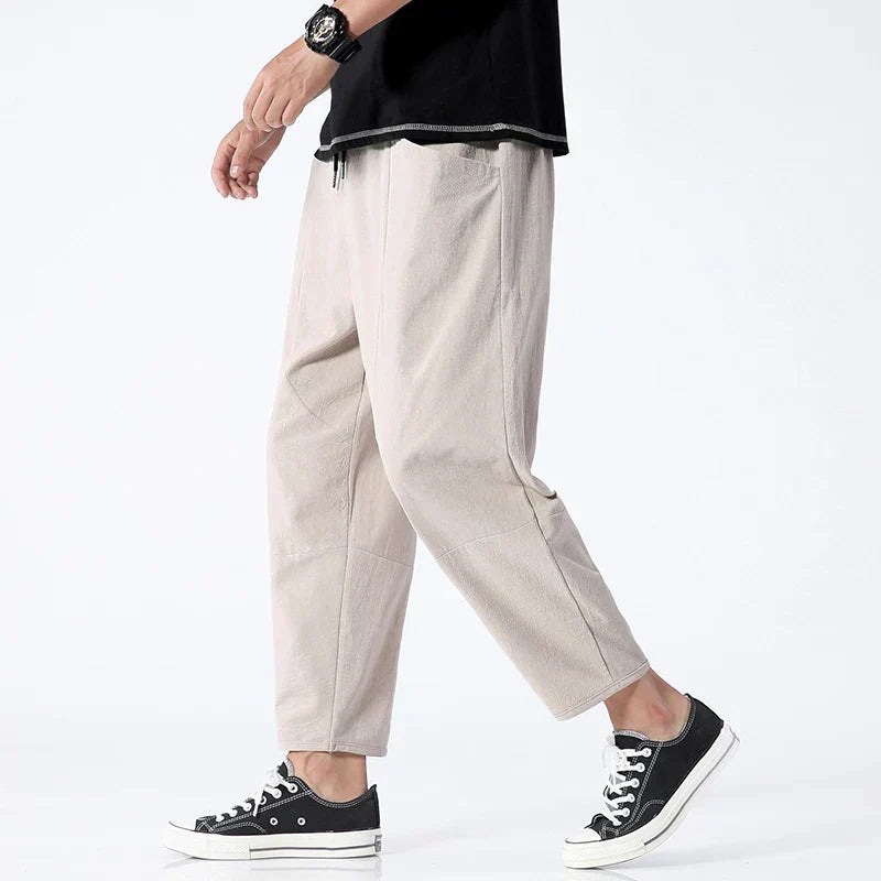 Koelman | Kyoto Linnen Cropped Broek