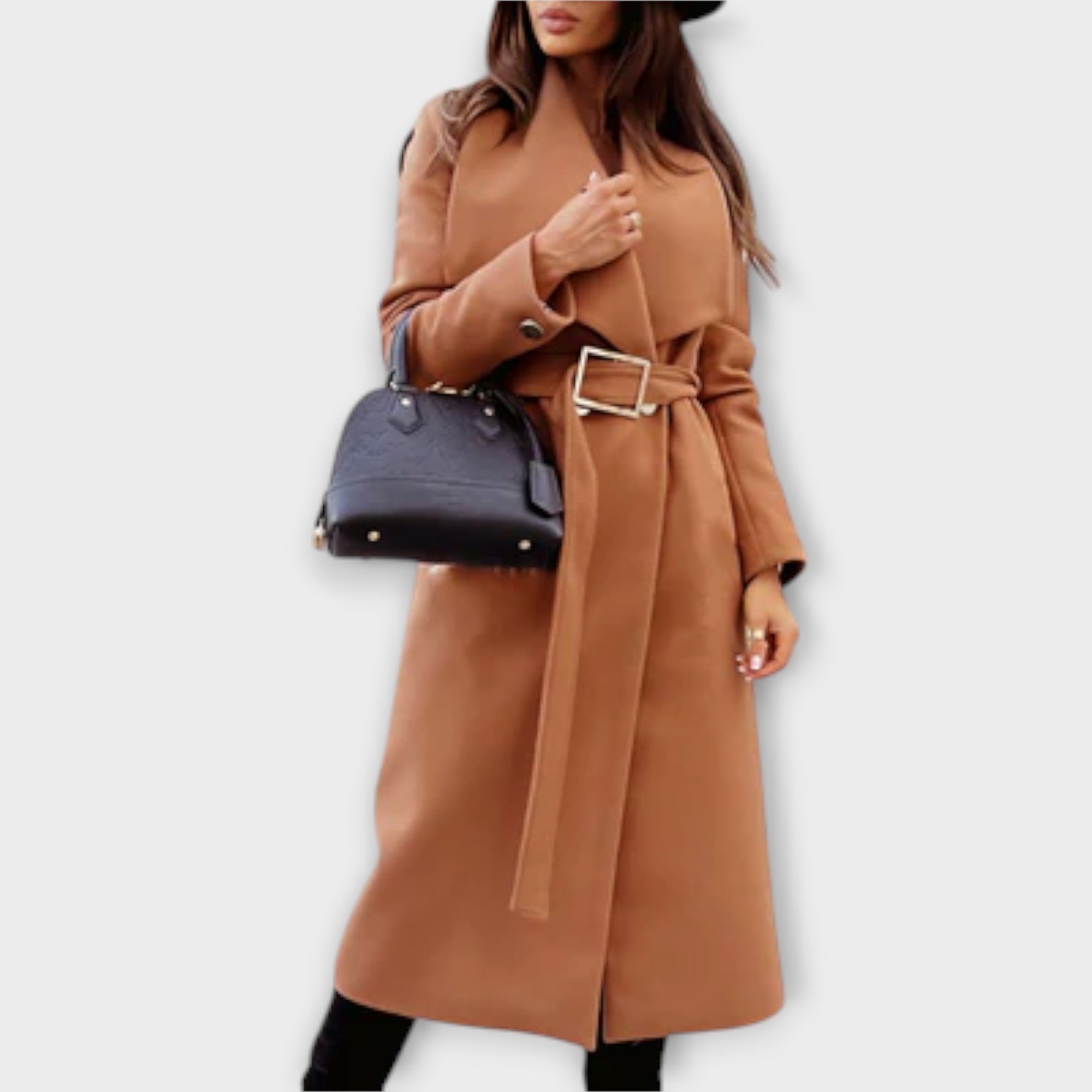 Muriel – Getailleerde jas met riem