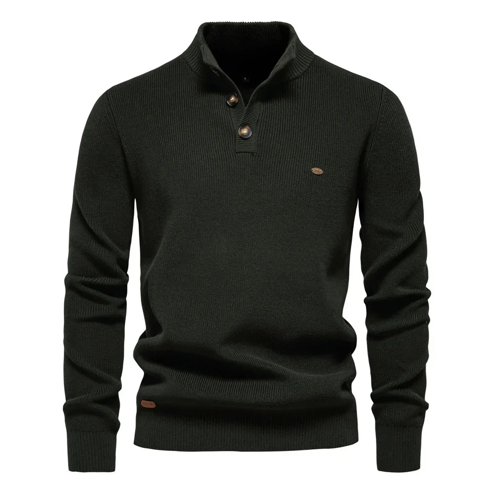 Koelman | Herenpullover met knoopdesign