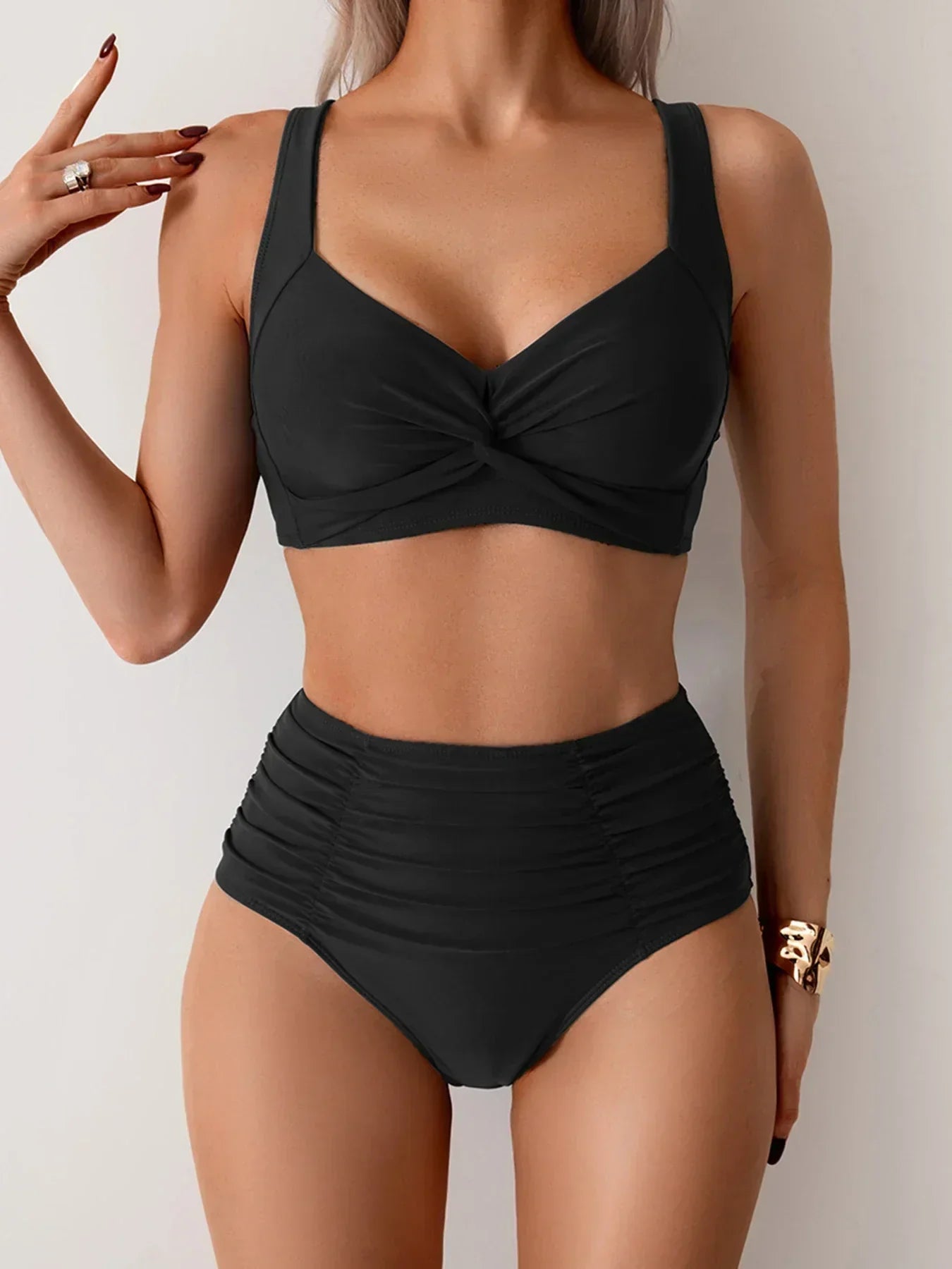 Nolwenn | Bikini bandeau met volant