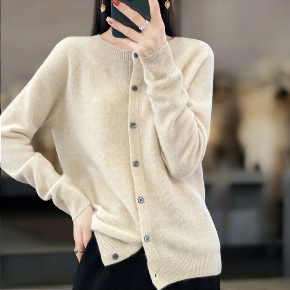 Anna | Merinowol Cardigans