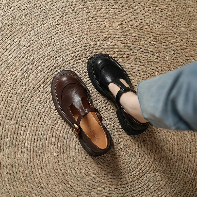 Chiara - Elegante Mary Jane Schoenen van Hoogwaardige Leer