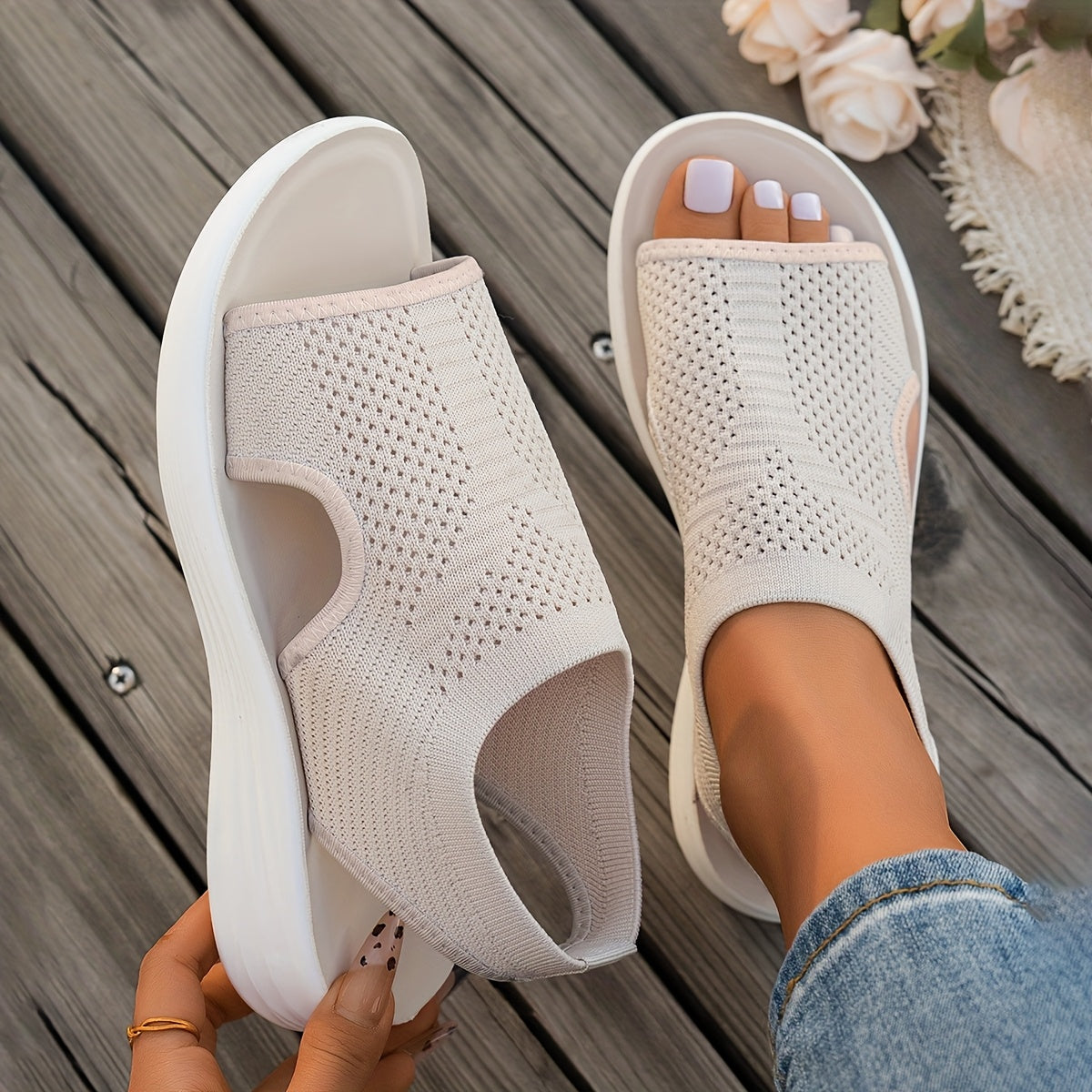 SoleCare™ – Ademend steun sandaal