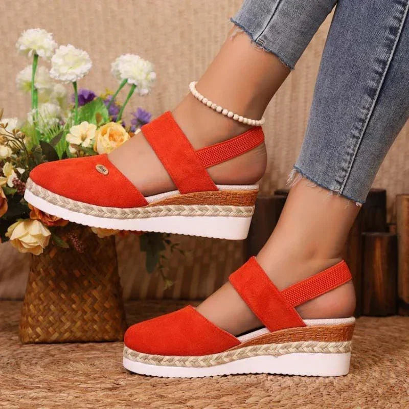 Antonia | Orthopedische sandalen met hak, ademend en ontspannend