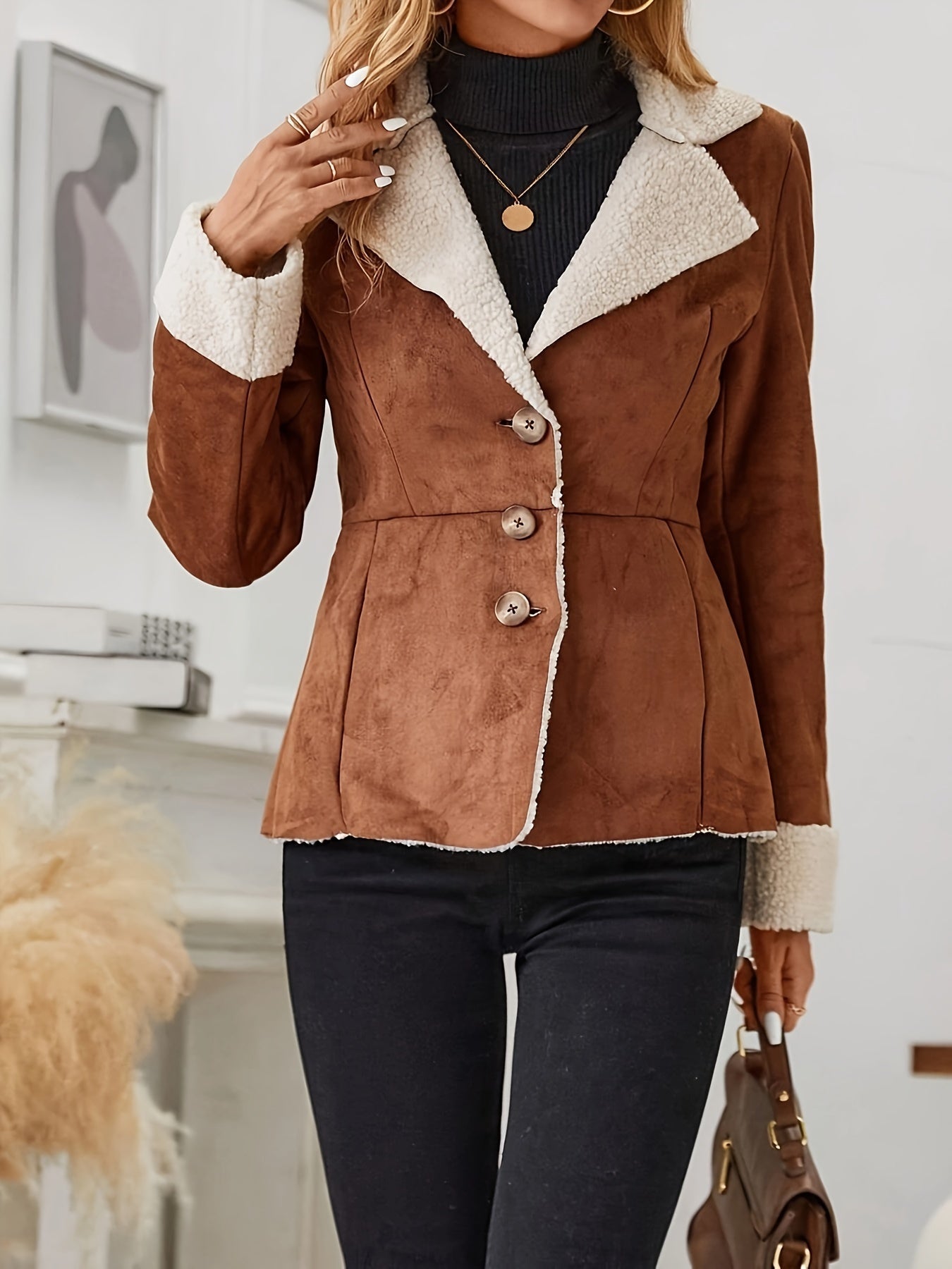 Isabella™ Dames Kunstbont Jasje