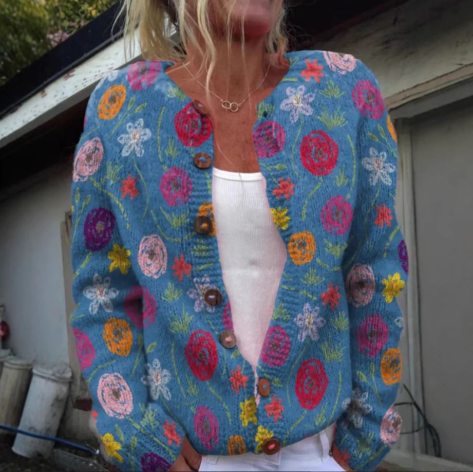 Tilda | Bloemenprint vest