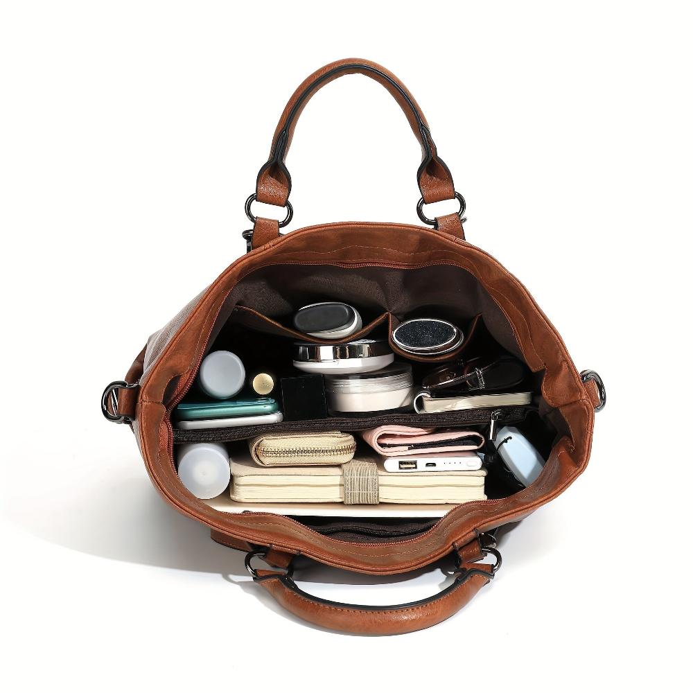 De Klassieke Elegantie van Charlotte | Vintage Tote Zak