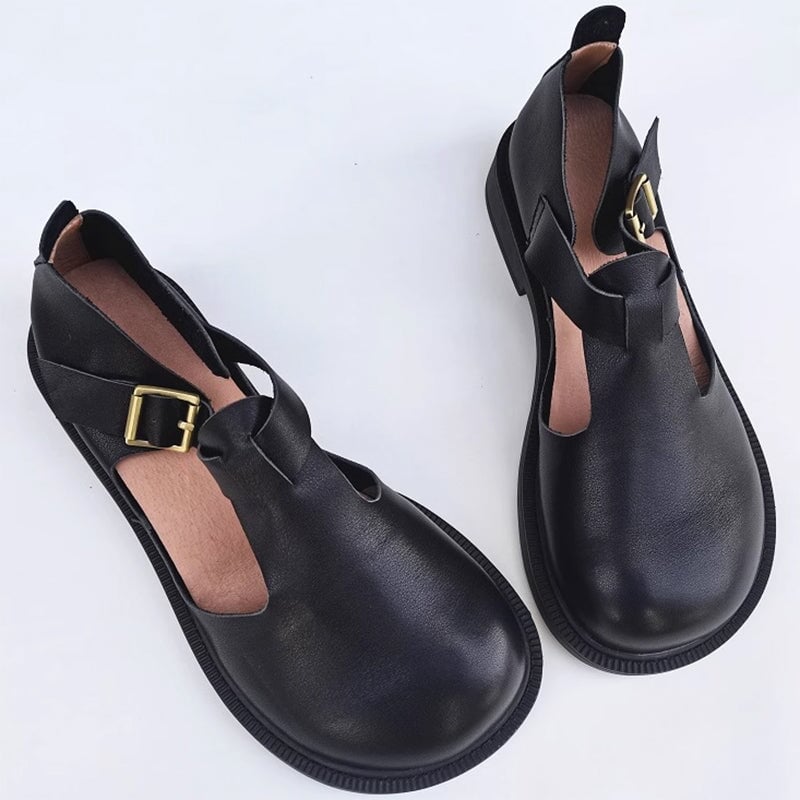 Katee | Leren Mary Janes