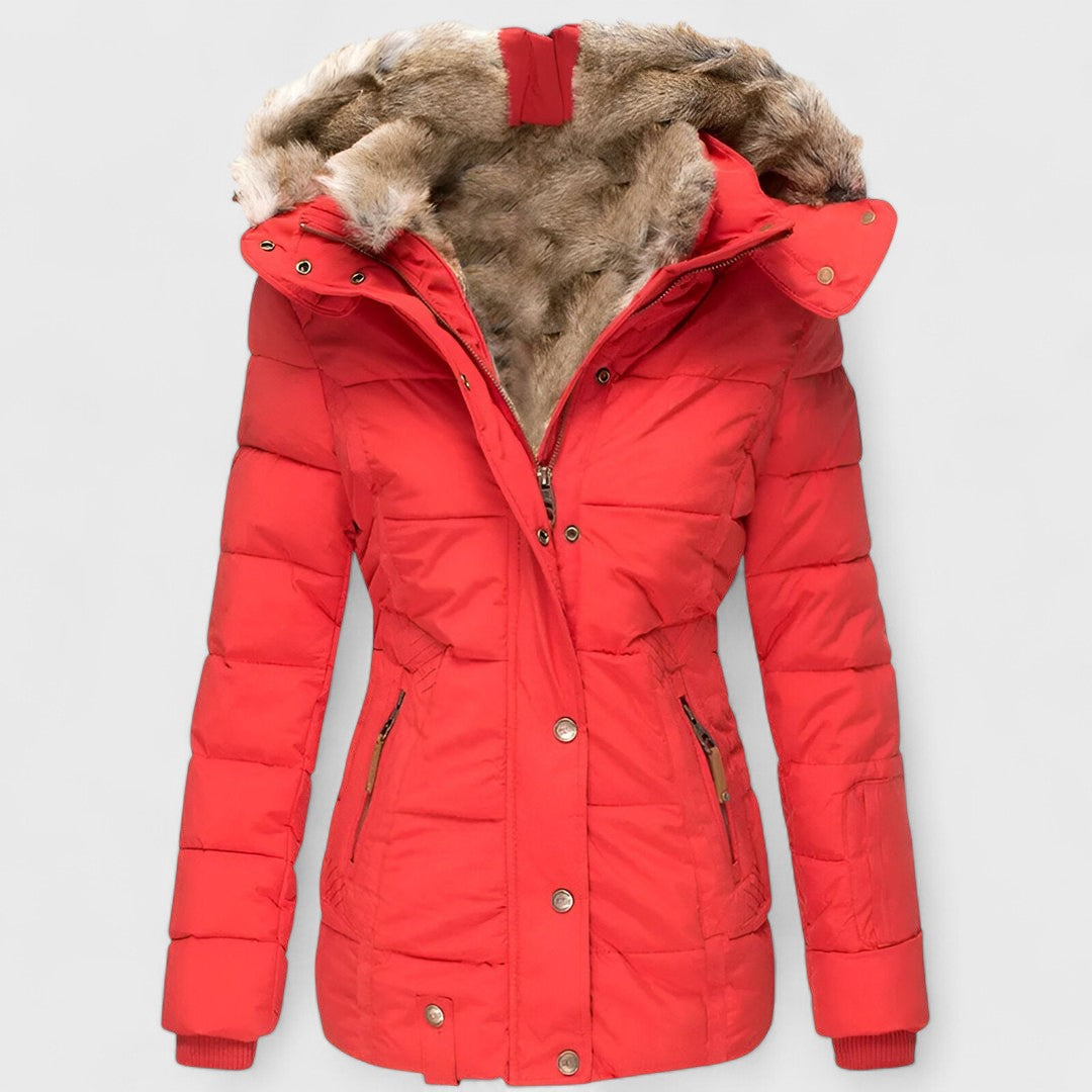 Annamarie - Puffer met capuchon en slank ontwerp