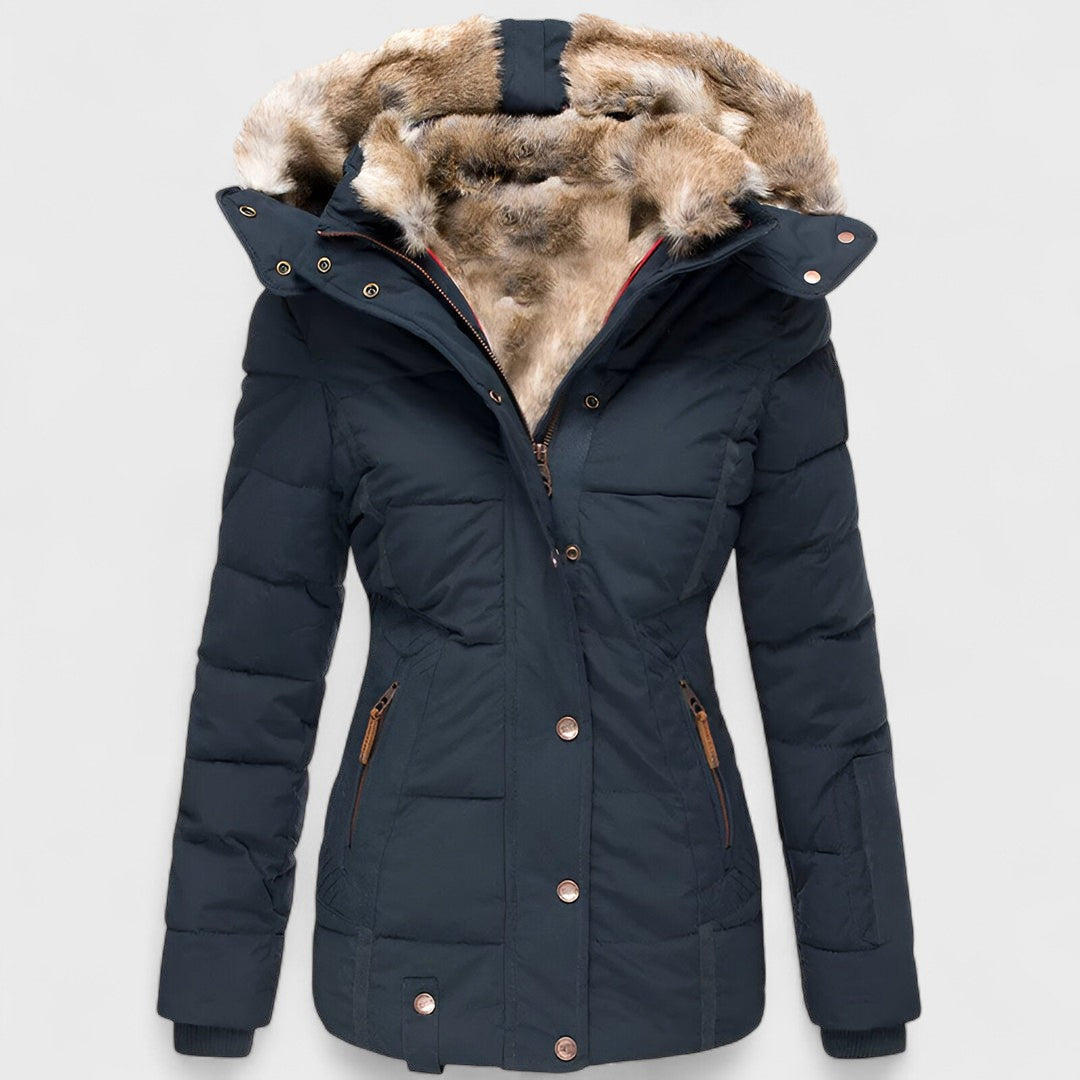 Annamarie - Puffer met capuchon en slank ontwerp