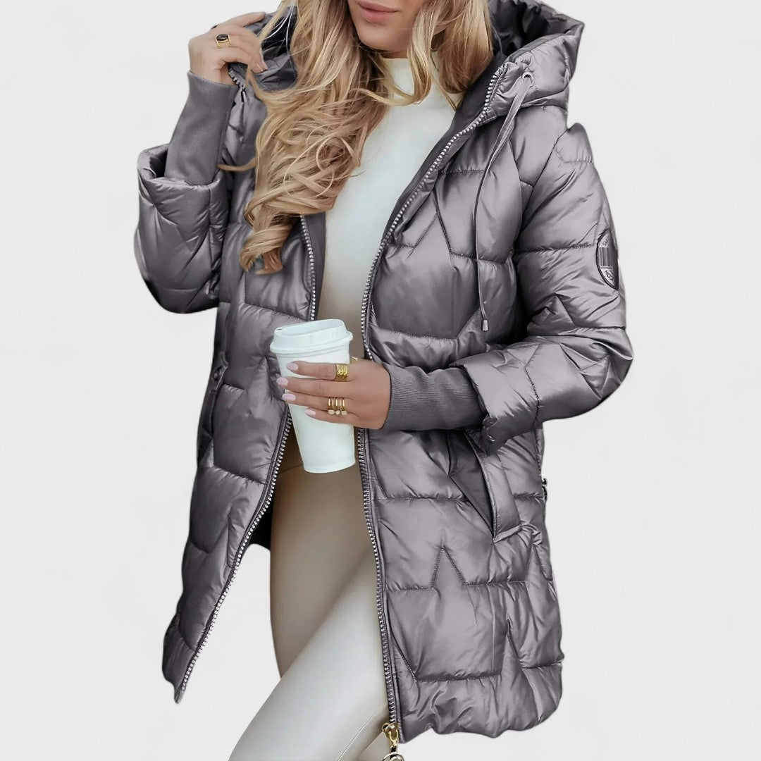 Nolwen - Elegante winterjas met capuchon