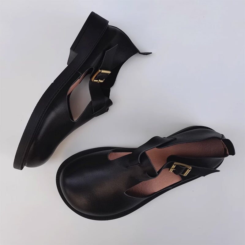 Katee | Leren Mary Janes
