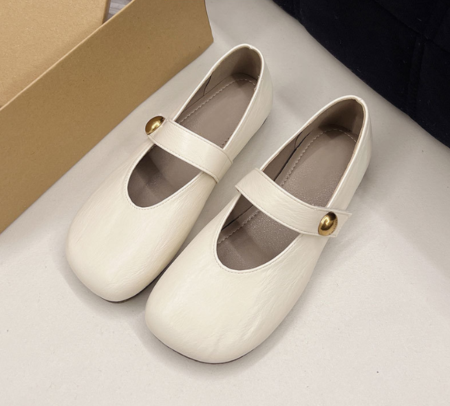 Irene | Leren Mary Janes