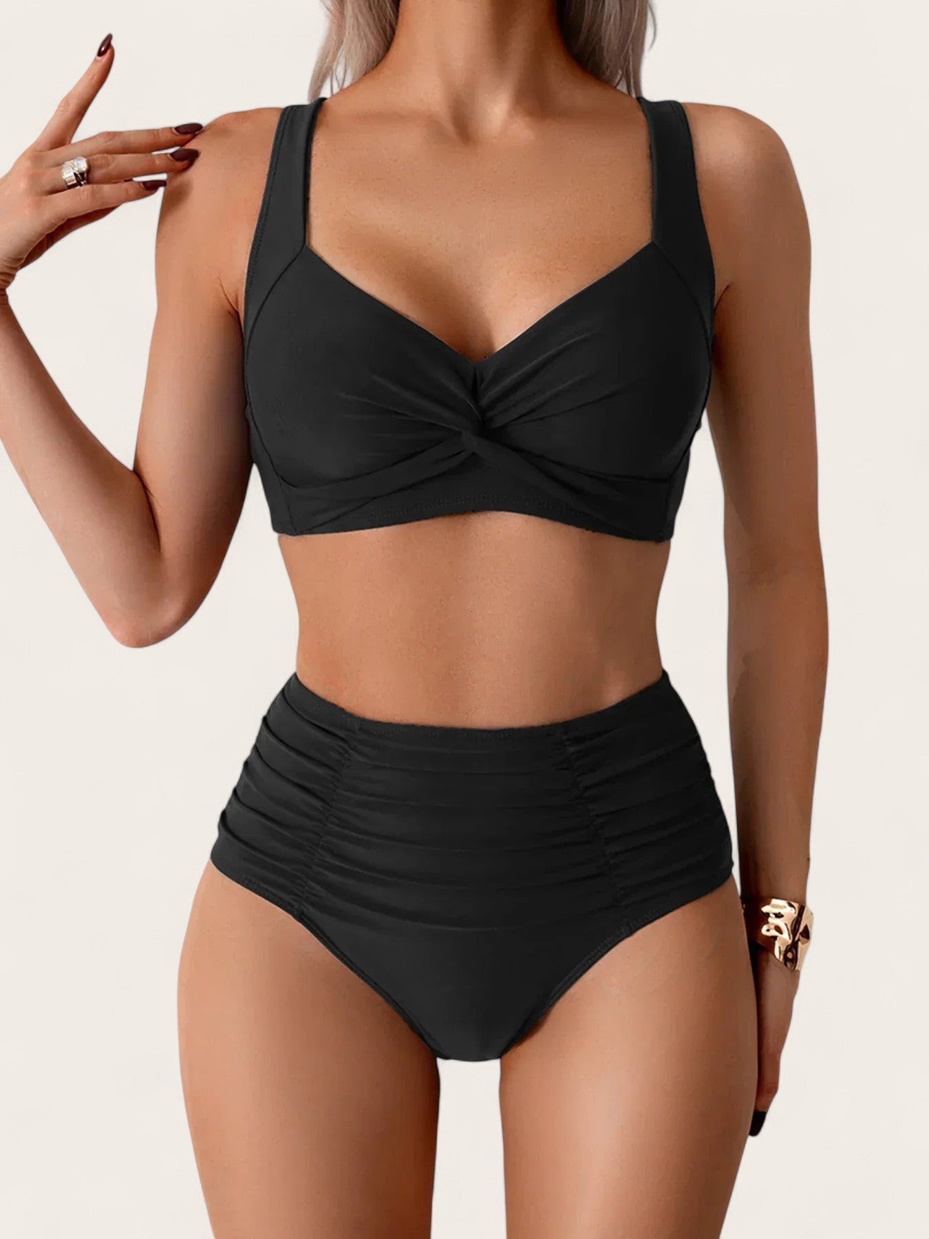 Nolwenn | Bikini bandeau met volant