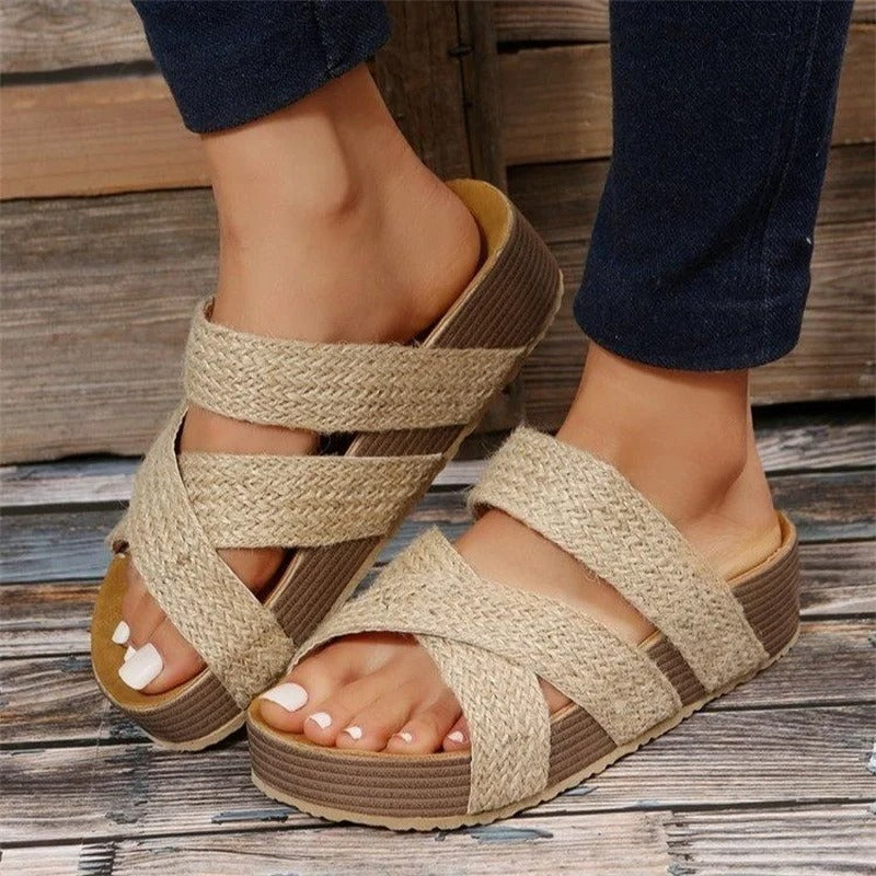 Lina™ – Tijdloze Geknoopte Sandalen